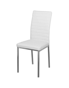 Стул ЛИНА 430х500х960мм белый искусственная кожа/металл Нет марки