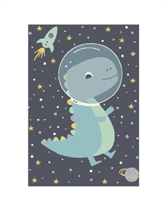 Ковер PASTEL KIDS 1200х1700мм полипропилен темно-серый Нет марки