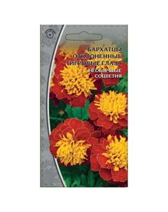 Семена Бархатцы отклоненные Тигровые глаза 0,5г Нет марки