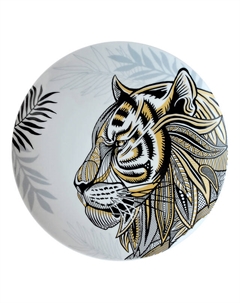 Тарелка ФЕДЕРАЦИЯ Silver tiger 20см десертная фарфор Нет марки