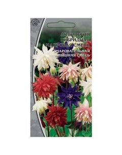 Семена Аквилегия гибридная Махровая смесь 0,05г Нет марки