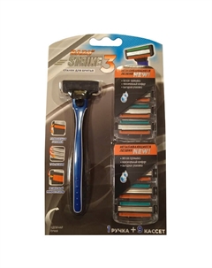 Станок для бритья RAZO Strike3 + 9 кассет 3 лезвия плавающая головка Нет марки