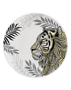 Тарелка ФЕДЕРАЦИЯ Silver tiger 27см обеденная фарфор Нет марки