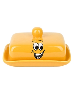 Масленка DOLOMITE Smile 17х12,5х8,5см керамика Нет марки