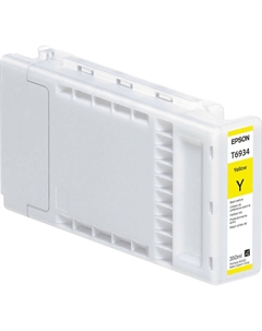 Картридж струйный Epson T6934 (C13T693400), желтый, оригинальный, объем 350 мл для Epson Epson SureColor SC-T3200 / T5200 / T7200 / T3000 / T5000 / T7000