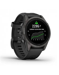 Смарт-часы Garmin Epix Pro gen 2 Sapphire 42mm, 1.2" Amoled, черный (010-02802-15)