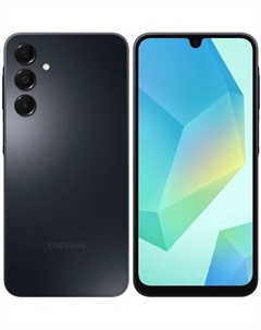 Смартфон Samsung Galaxy A16, 6.7" 2340x1080 AMOLED, MediaTek Helio G99, 6Gb RAM, 128Gb, 3G/4G, NFC, Wi-Fi, BT, 3xCam, 2-Sim, 5000 мА⋅ч, USB Type-C, Android 14, черный (SM-A165FZKGMEA)