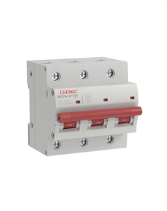 Выключатель автоматический DKC YON max трехполюсный (3P/3П) 80А C 10кА (MD125H-3PC80) Dkc