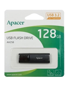 Флешка 128Gb USB 3.2 Gen 1 AH25B, черный (AP128GAH25BB-1) Apacer