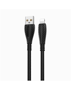 Кабель USB Type-C-USB, 2.4A, 1м, черный Borofone Cool BX38 (122982)