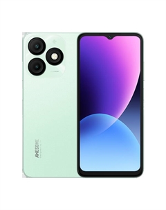 Смартфон ITEL A50, 6.6" 1612x720 IPS, Unisoc Tiger T603, 3Gb RAM, 64Gb, 3G/4G, Wi-Fi, BT, Cam, 2-Sim, 5000 мА⋅ч, USB Type-C, Android 14 (Go Edition), зеленый (A667LP/10057956) Itel