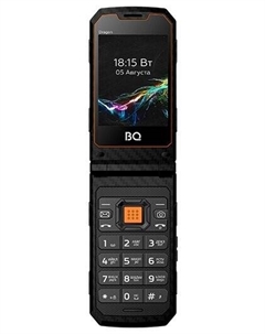 Мобильный телефон BQ 2822 Dragon, 2.8" TN, 32Mb RAM, 32Mb, 2-Sim, 2000 мА⋅ч, черный/оранжевый Bq