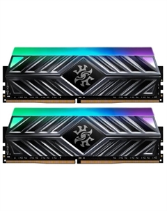 Комплект памяти DDR4 DIMM 16Gb (2x8Gb), 3200MHz, CL16, 1.35 В,, XPG SPECTRIX D41 RGB (AX4U32008G16A-DT41) Adata