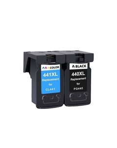 Комплект картриджей струйный T2 IC-CPG-440XL+CL-441XL_MP (PG-440XL/CL-441XL/5216B001/5220B001), черный, цветной, совместимый, для Canon PIXMA MG2140/PIXMA MG2240/PIXMA MG3140/PIXMA MG3240/PIXMA MG3540