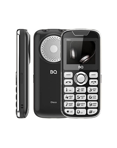 Мобильный телефон BQ 2005 Disco, 2" 176x220, 32Mb RAM, 32Mb, BT, 2-Sim, 1600 мА·ч, micro-USB, черный Bq