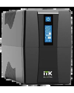 ИБП ELECTRA EET-0800VA-1-001-S, 800 VA, 480 Вт, EURO, розеток - 2, USB, черный (EET-0800VA-1-001-S) Itk