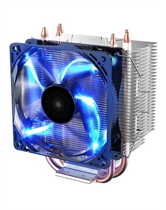 Кулер для процессора GAMMAXX 300 FURY для Socket/115x/1200/1700/1851/AM5, 92 мм, 1800rpm, 21 дБА, 130 Вт, 4-pin PWM, Al+Cu, Blue LED (DP-MCH3-GMX300F) Deepcool