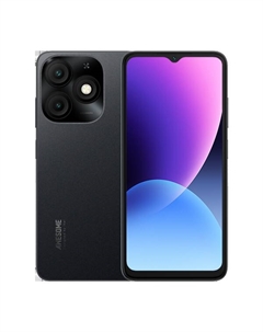 Смартфон ITEL A50, 6.6" 1612x720 IPS, Unisoc Tiger T603, 3Gb RAM, 64Gb, 3G/4G, Wi-Fi, BT, Cam, 2-Sim, 5000 мА⋅ч, USB Type-C, Android 14 (Go Edition), черный (A667LP/10057955) Itel