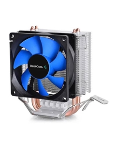 Кулер для процессора ICE EDGE MINI FS V2.0 для Socket/115x/1200/1700/1851/AM4/AM5, 80 мм, 2200rpm, 24.7 дБА, 100 Вт, 3-pin, Al (DP-MCH2-IEMV2) Deepcool