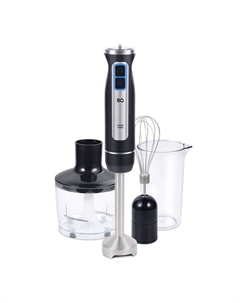 Блендер погружной BQ HB1233SS 1400Вт, 860мл, черный/серебристый Bq