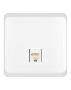 Розетка компьютерная Этюд встраиваемая белая RJ45 (KOMC-001B) Systeme electric