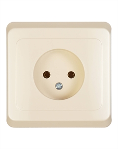 Розетка Этюд встраиваемая бежевая (PC16-001K) Systeme electric