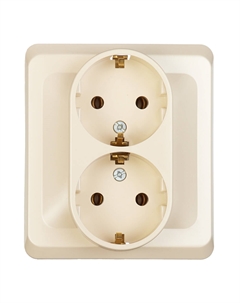 Розетка Этюд встраиваемая бежевая (PC16-007K) Systeme electric