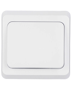Выключатель Этюд одноклавишный встраиваемый белый (BC10-001b) Systeme electric