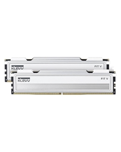 Оперативная память KLEVV Fit V, 32 Гб (2 х 16 Гб), DDR5, 6000 МГц, KD5AGU880-60A320F, белый Klevv