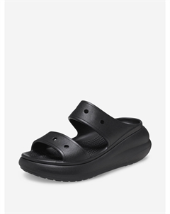 Шлепанцы Classic Crush Sandal, Черный Crocs