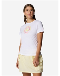Футболка женская Ruby Springs Graphic Fitted Ss, Белый Columbia