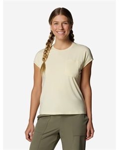 Футболка женская Boundless Trek Short Sleeve Tee, Желтый Columbia