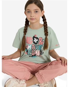 Футболка для девочек, Зеленый Outventure