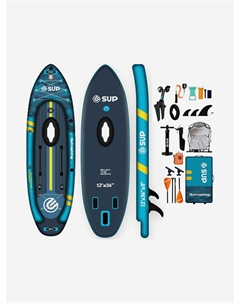 Надувная двухслойная SUP-доска E-SUP REFRESHING 12'x35"x7" 365*91*20 см, Голубой E-surfer