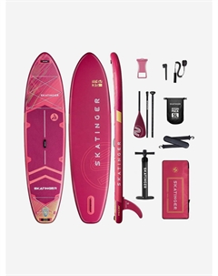 Надувная двухслойная SUP-доска Meteor Pink 11'6" 351-89-15cm, Розовый Skatinger