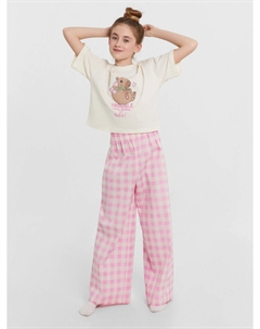 Комплект домашний для девочек с принтом и надписью Mark formelle