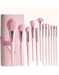 Набор кистей для макияжа профессиональный с чехлом Amam