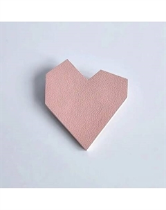 Брошь сердце розовое Xenia dukova