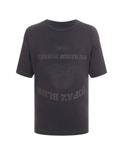 Хлопковая футболка Mm6