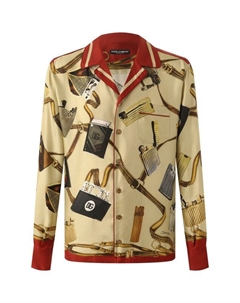 Шелковая рубашка Dolce&gabbana