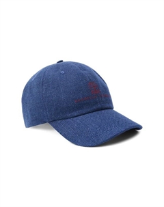 Бейсболка изо льна и шерсти Brunello cucinelli