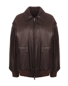 Кожаный бомбер Mvst