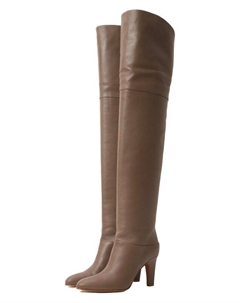 Кожаные ботфорты Eve 85 Chloe