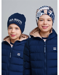 Шапка трикотажная для мальчиков, 2 шт в комплекте Playtoday tween