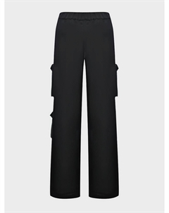 Брюки-карго Finn из сатина, черные Pietro brunelli