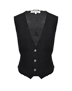Твидовый жилет, черный Masterpeace