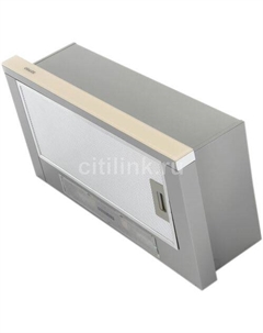 Встраиваемая вытяжка DHF 60.0 EL, управление кулисные переключатели, белый/нержавеющая сталь Graude