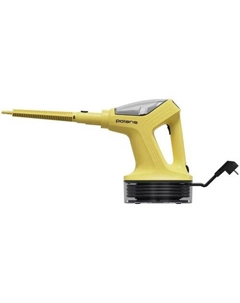 Пароочиститель ручной Polaris PSC 1702C, черный/желтый