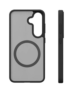 Чехол (клип-кейс) Haze Case, для Samsung Galaxy S25, черный/прозрачный Vlp