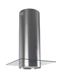 Вытяжка каминная Miltonia 160 Island Glass, нержавеющая сталь, кнопочное управление Mbs